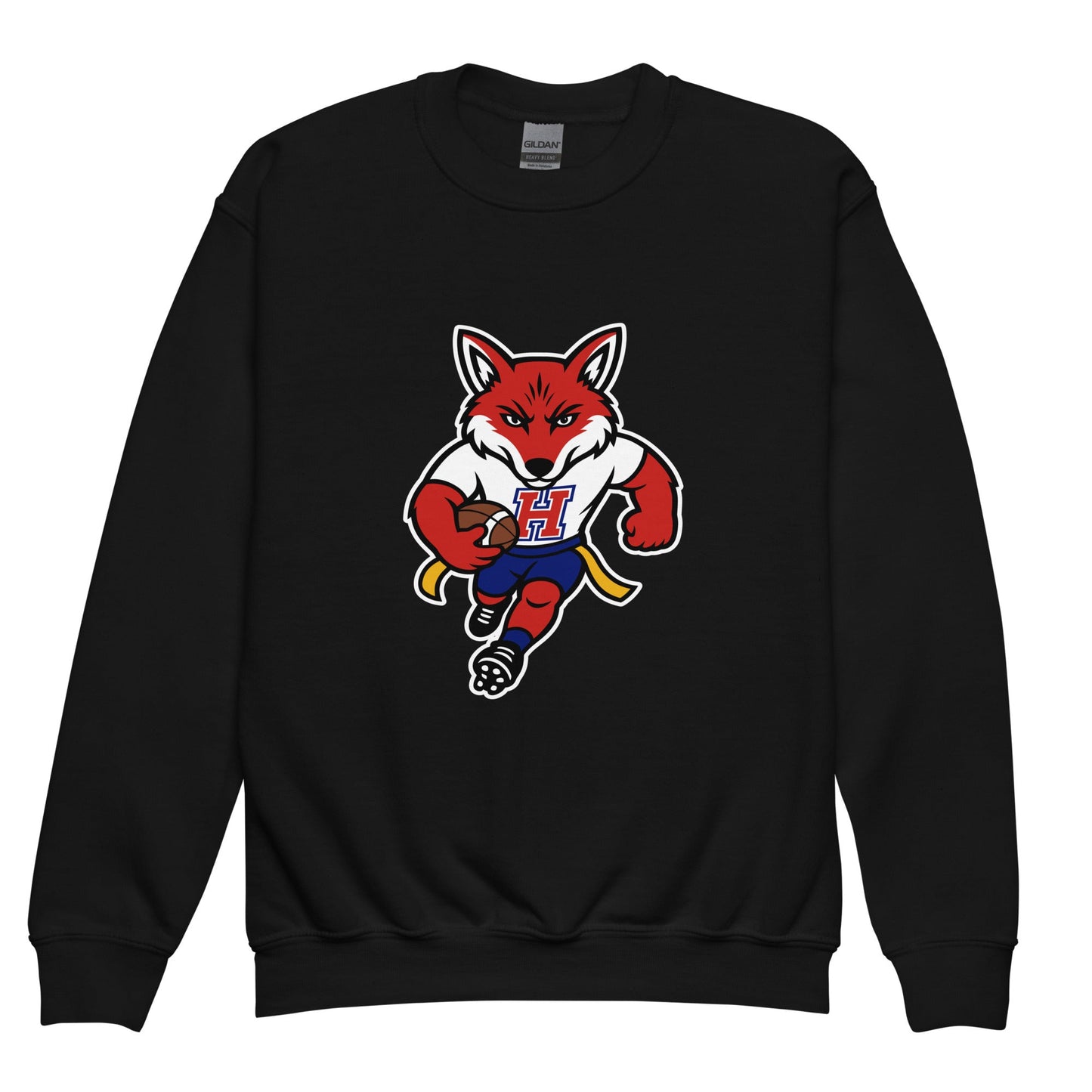 Classic | Youth Sweatshirt | Hornell Flag Football | Mascot Logo