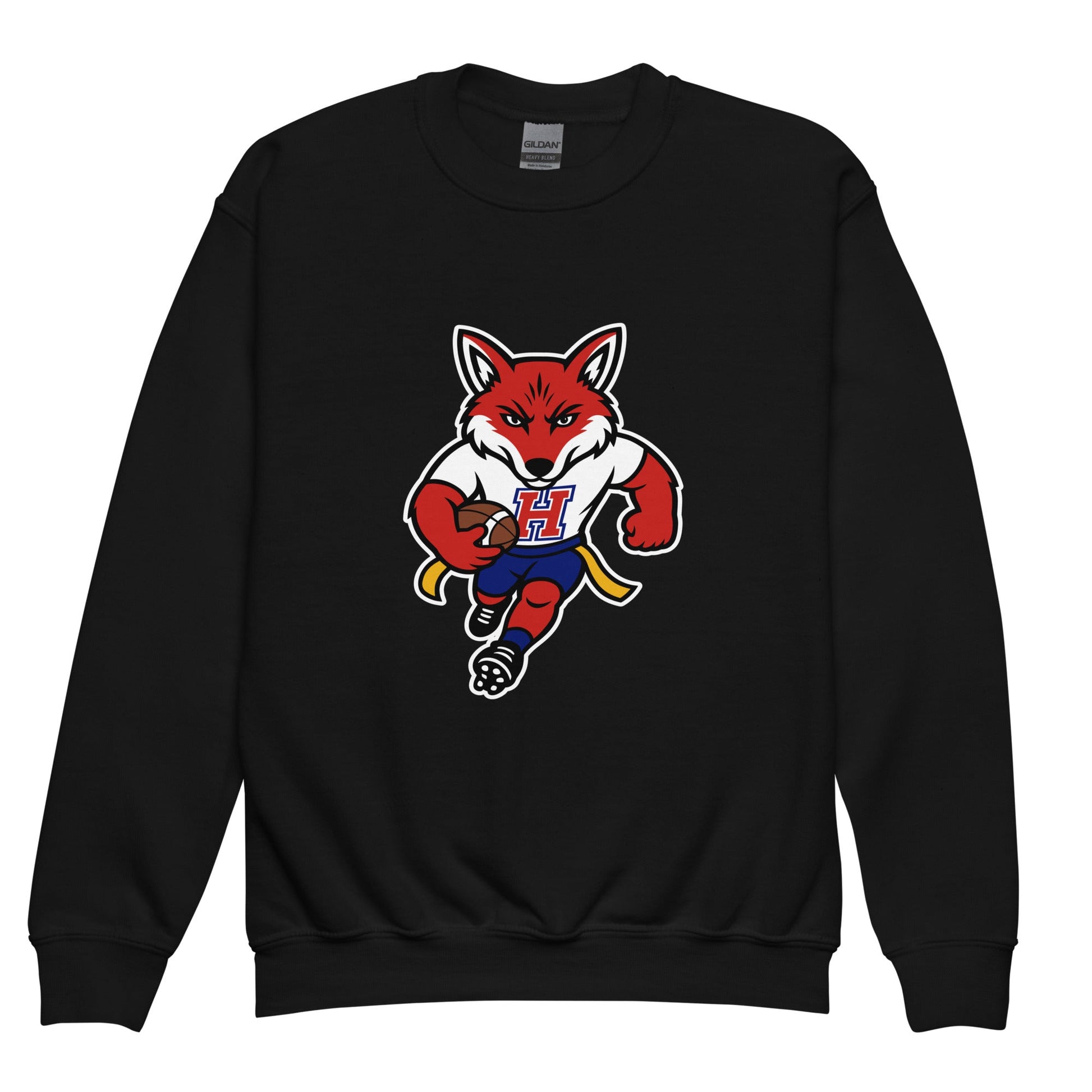 Classic | Youth Sweatshirt | Hornell Flag Football | Mascot Logo