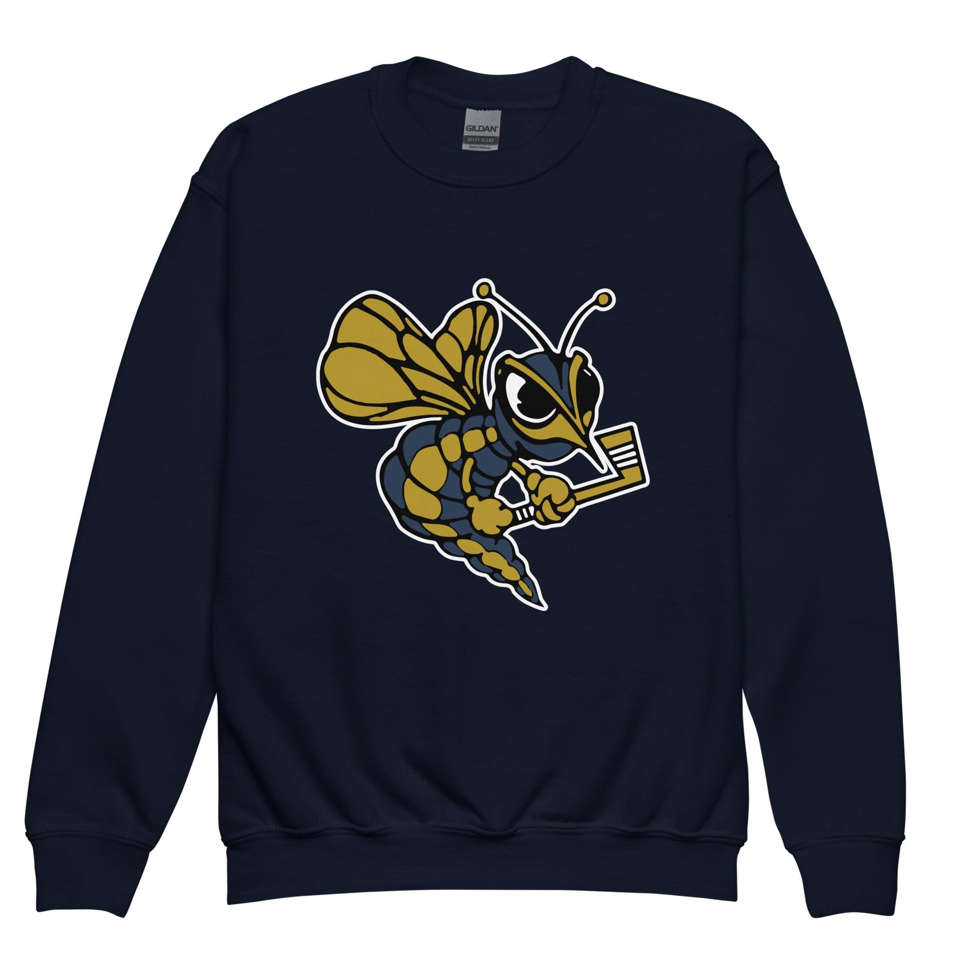 Classic | Youth Sweatshirt | HORNETS | Mascot Logo