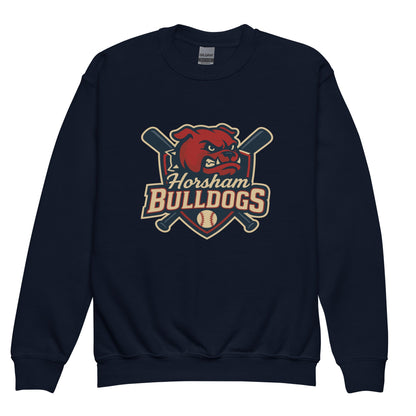 Classic | Youth Sweatshirt | Horsham Travel Baseball | Bulldogs Logo