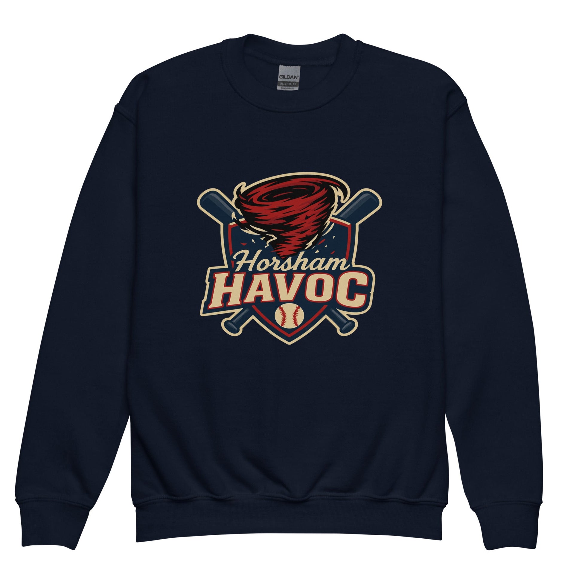 Classic | Youth Sweatshirt | Horsham Travel Baseball | Havoc Logo