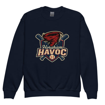 Classic | Youth Sweatshirt | Horsham Travel Baseball | Havoc Logo