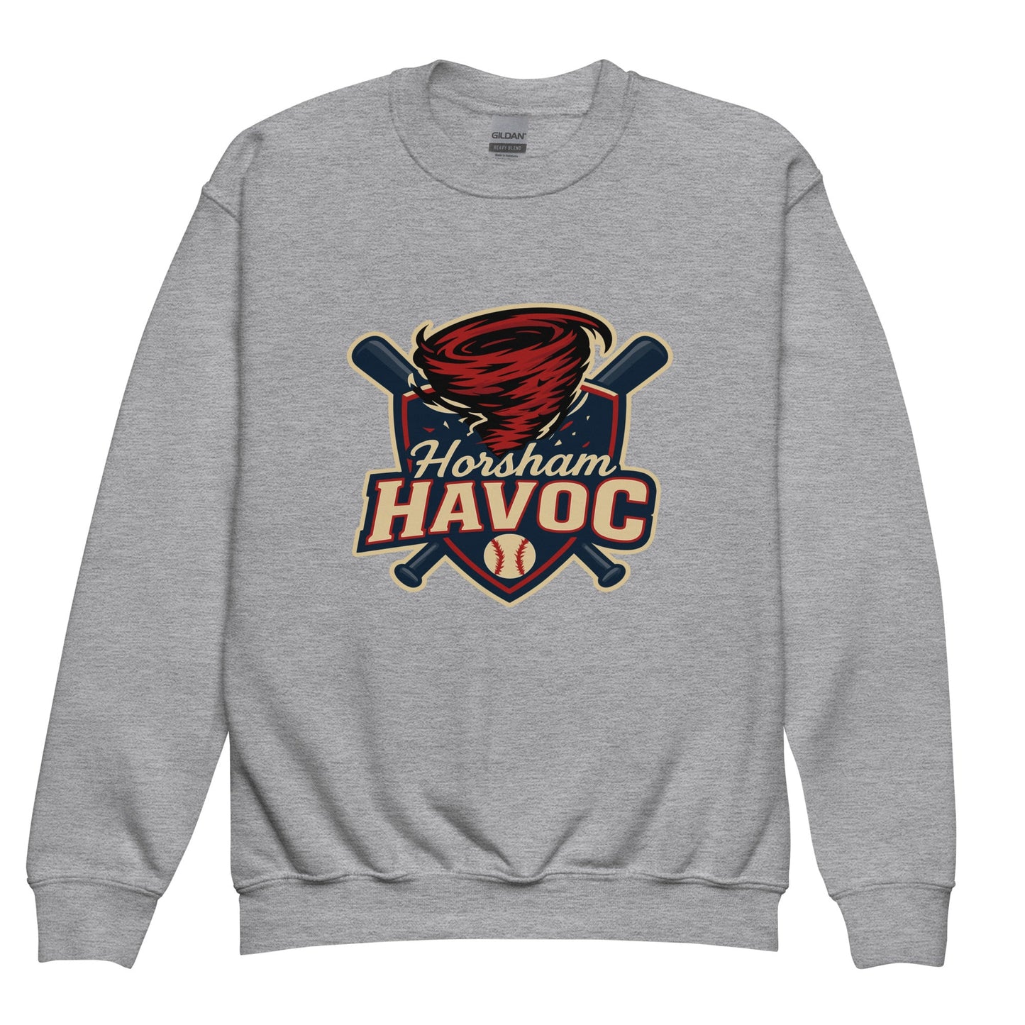 Classic | Youth Sweatshirt | Horsham Travel Baseball | Havoc Logo