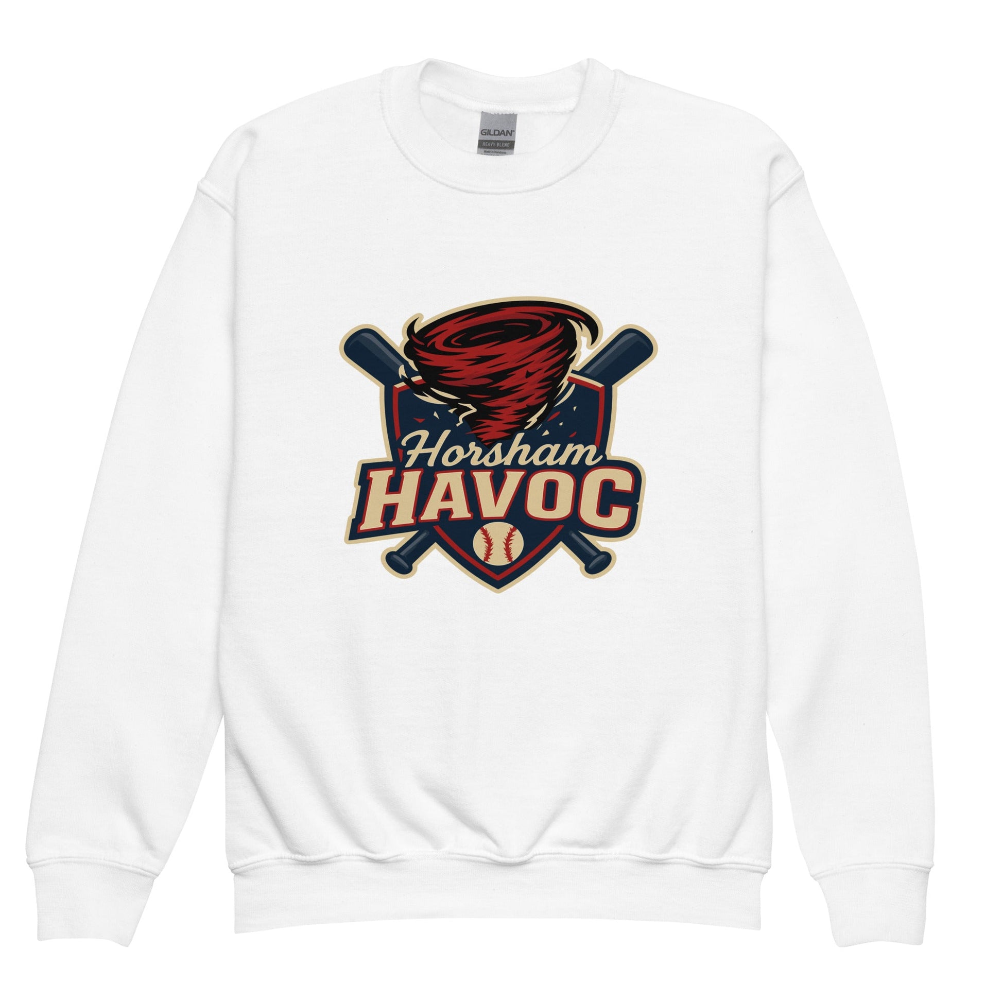 Classic | Youth Sweatshirt | Horsham Travel Baseball | Havoc Logo