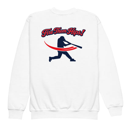 Classic | Youth Sweatshirt | Horsham Travel Baseball | Home - Run Crest Logo