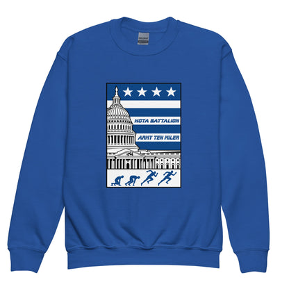 Classic | Youth Sweatshirt | Hoya battalion Ten Miler | Emblem Logo
