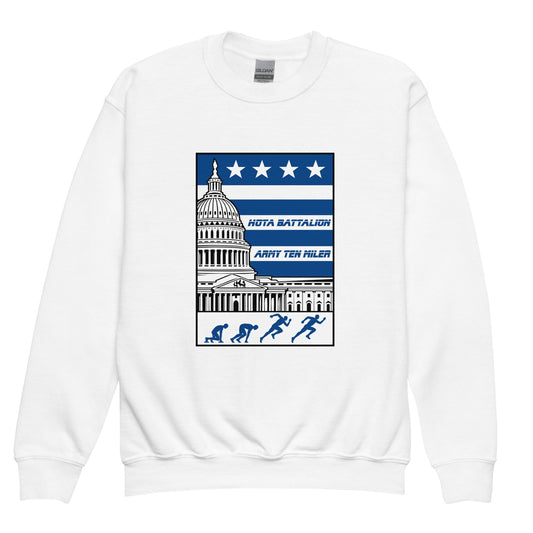 Classic | Youth Sweatshirt | Hoya battalion Ten Miler | Emblem Logo