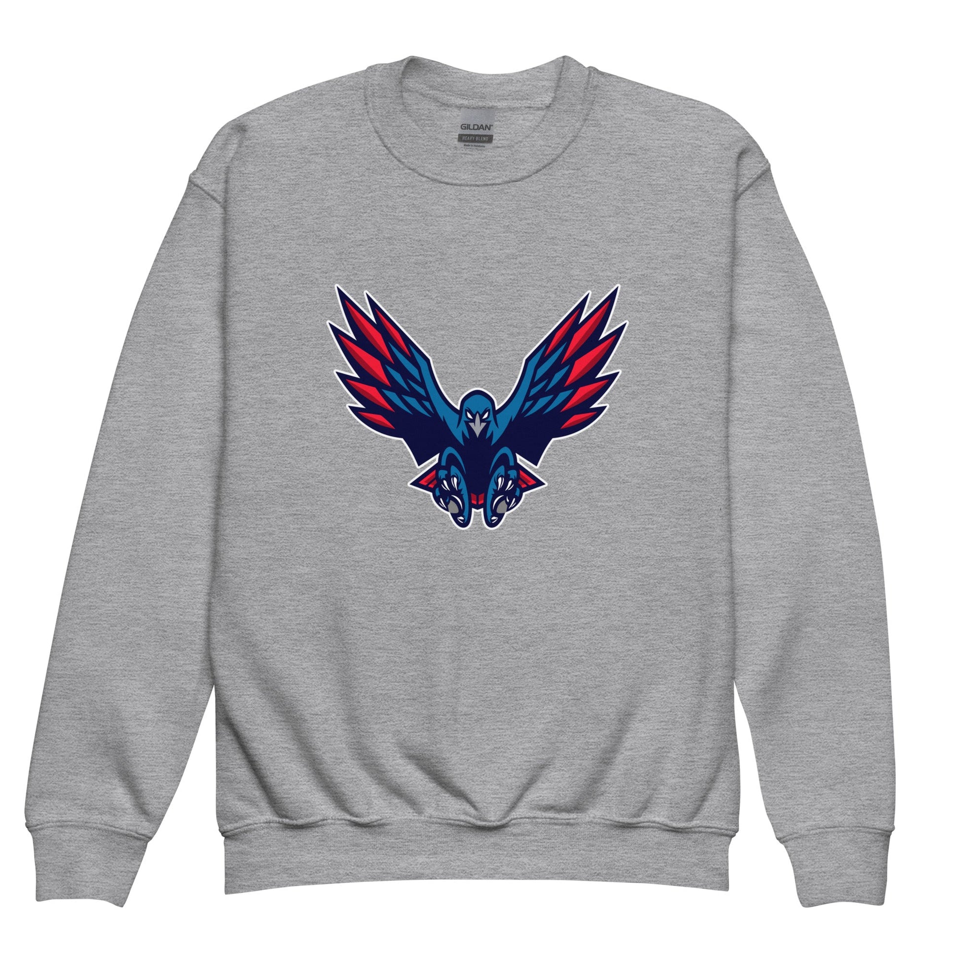 Classic | Youth Sweatshirt | HSE | Vortex Raptor Mascot Logo