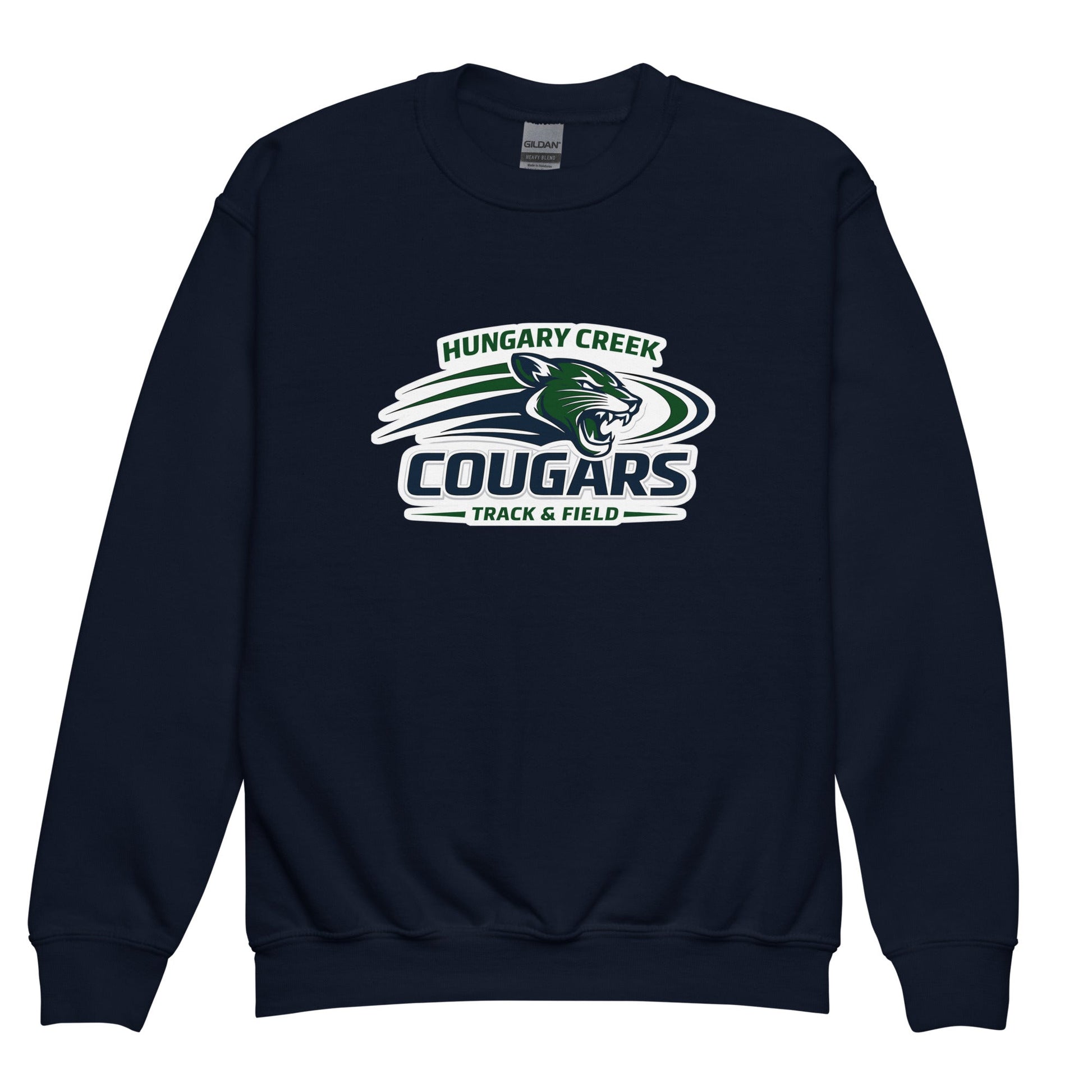 Classic | Youth Sweatshirt | Hungary Creek Cougar | Modern Icon Logo