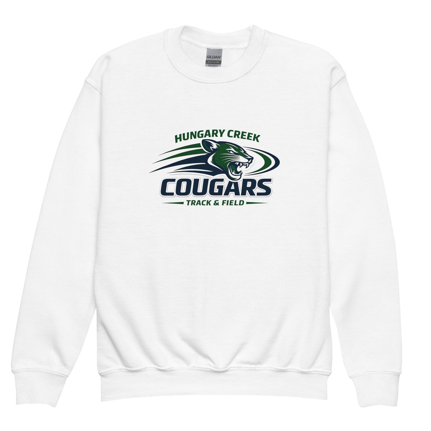 Classic | Youth Sweatshirt | Hungary Creek Cougar | Modern Icon Logo