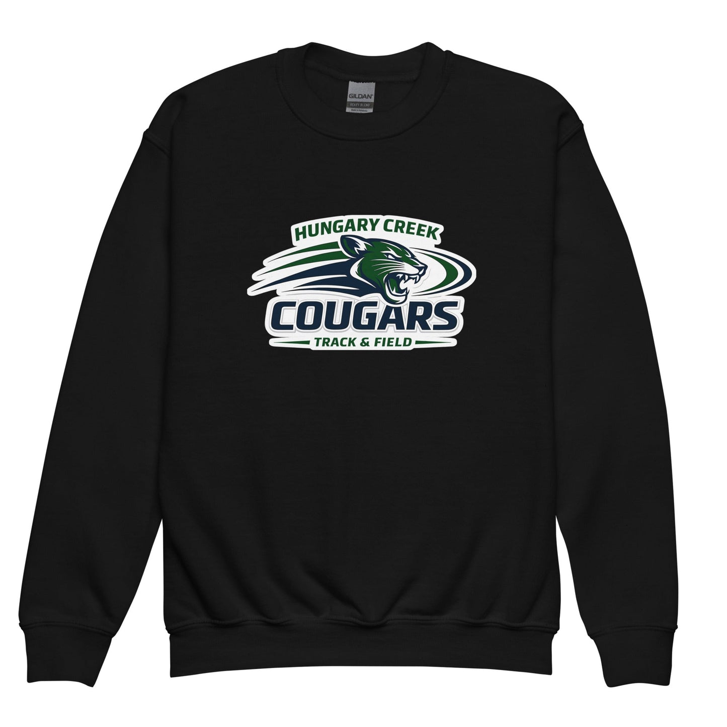 Classic | Youth Sweatshirt | Hungary Creek Cougar | Modern Icon Logo