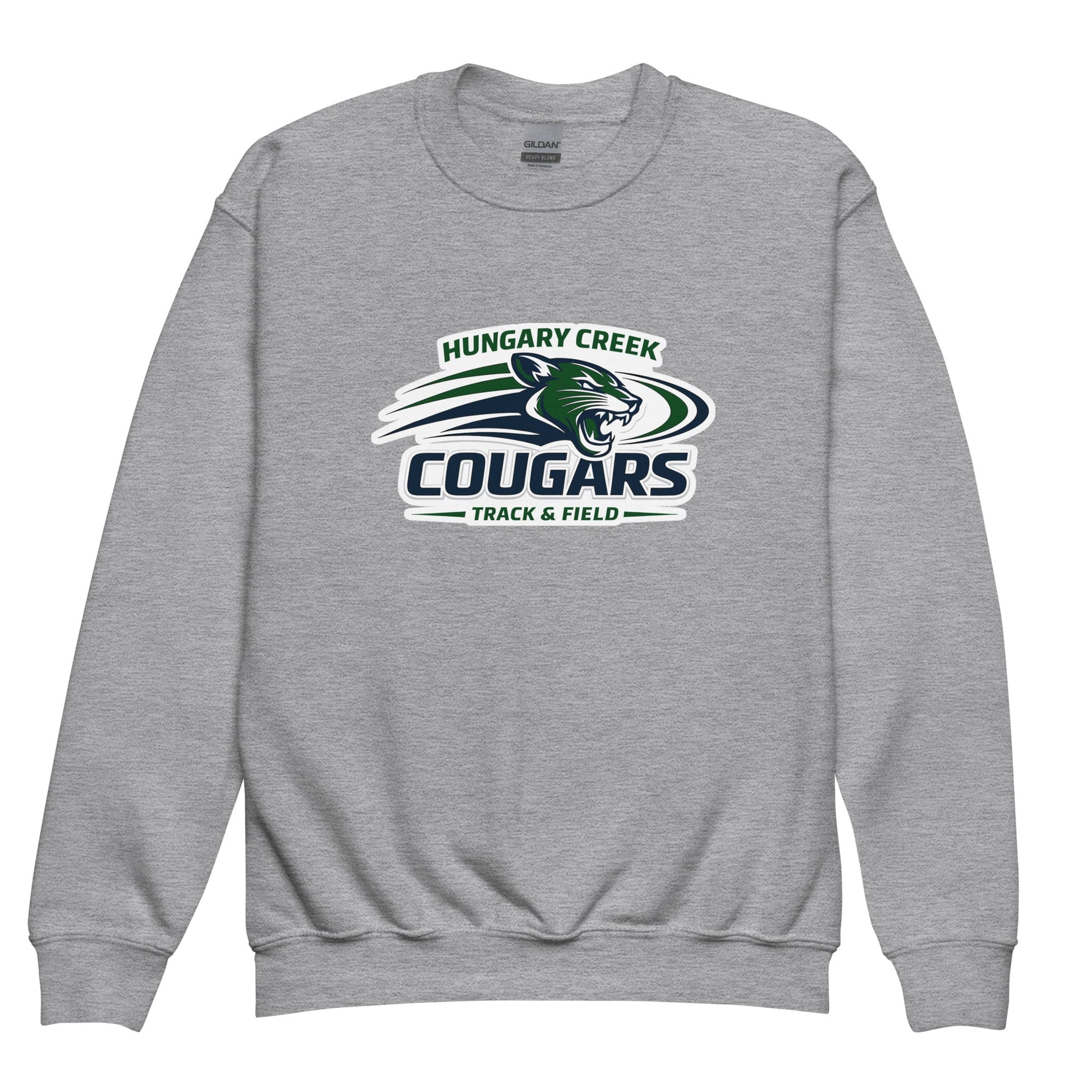Classic | Youth Sweatshirt | Hungary Creek Cougar | Modern Icon Logo