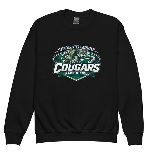Classic | Youth Sweatshirt | Hungary Creek Cougar | Shield Logo