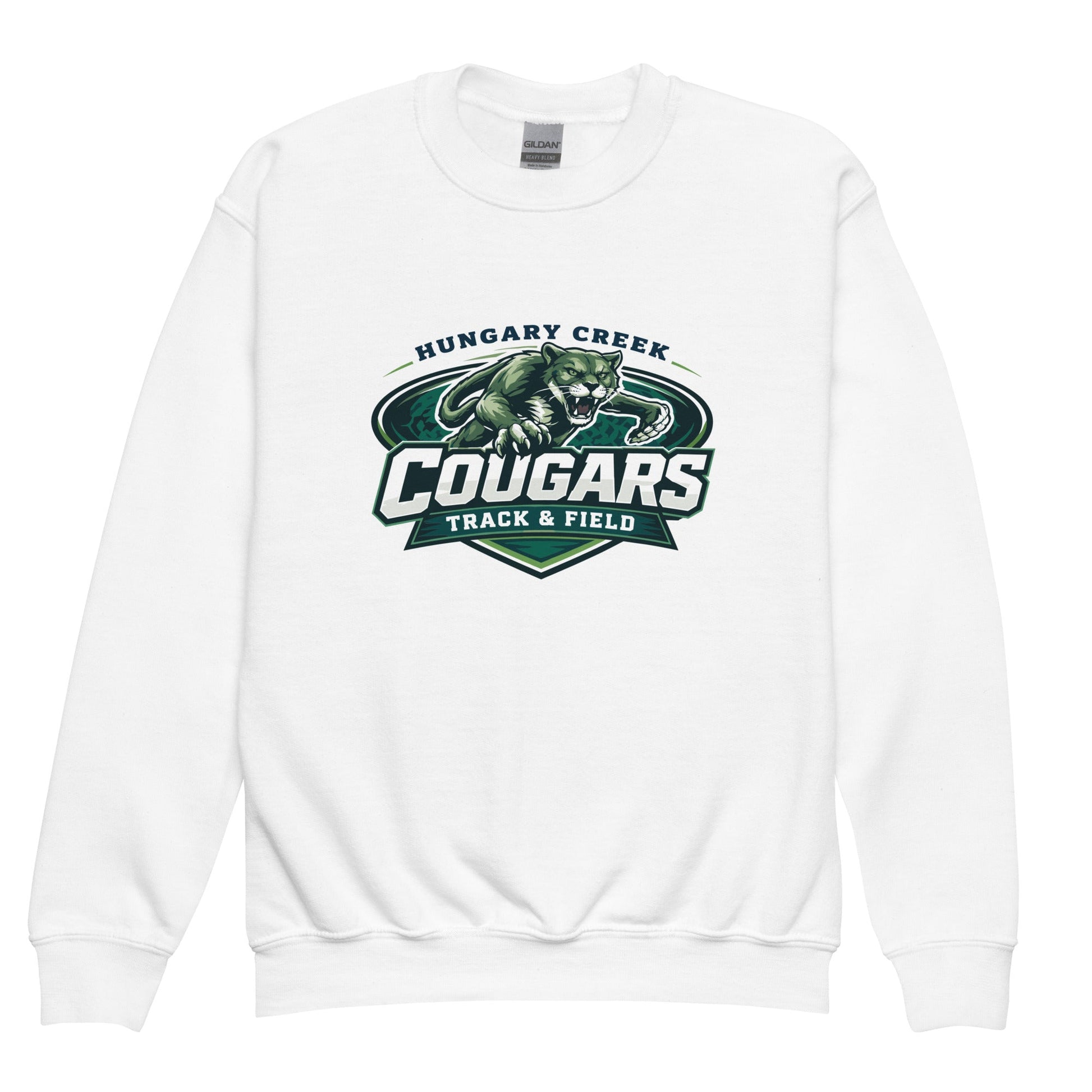 Classic | Youth Sweatshirt | Hungary Creek Cougar | Shield Logo