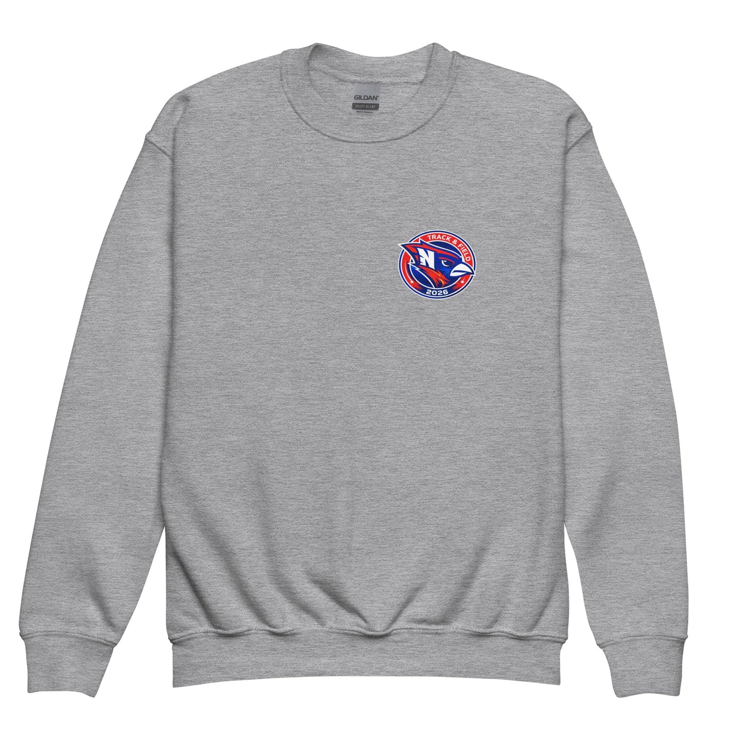 Classic | Youth Sweatshirt | Hunter | Track & Field Badge Logo