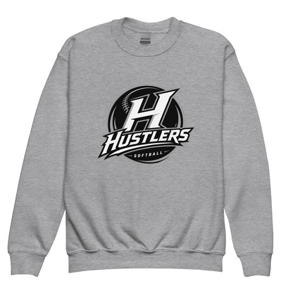 Classic | Youth Sweatshirt | Hustlers Softball | Crest Logo
