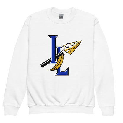 Classic | Youth Sweatshirt | Indian Land Middle School Volleyball | Spear Athletic Logo