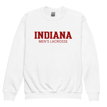Classic | Youth Sweatshirt | Indiana University Lacrosse | Script Logo