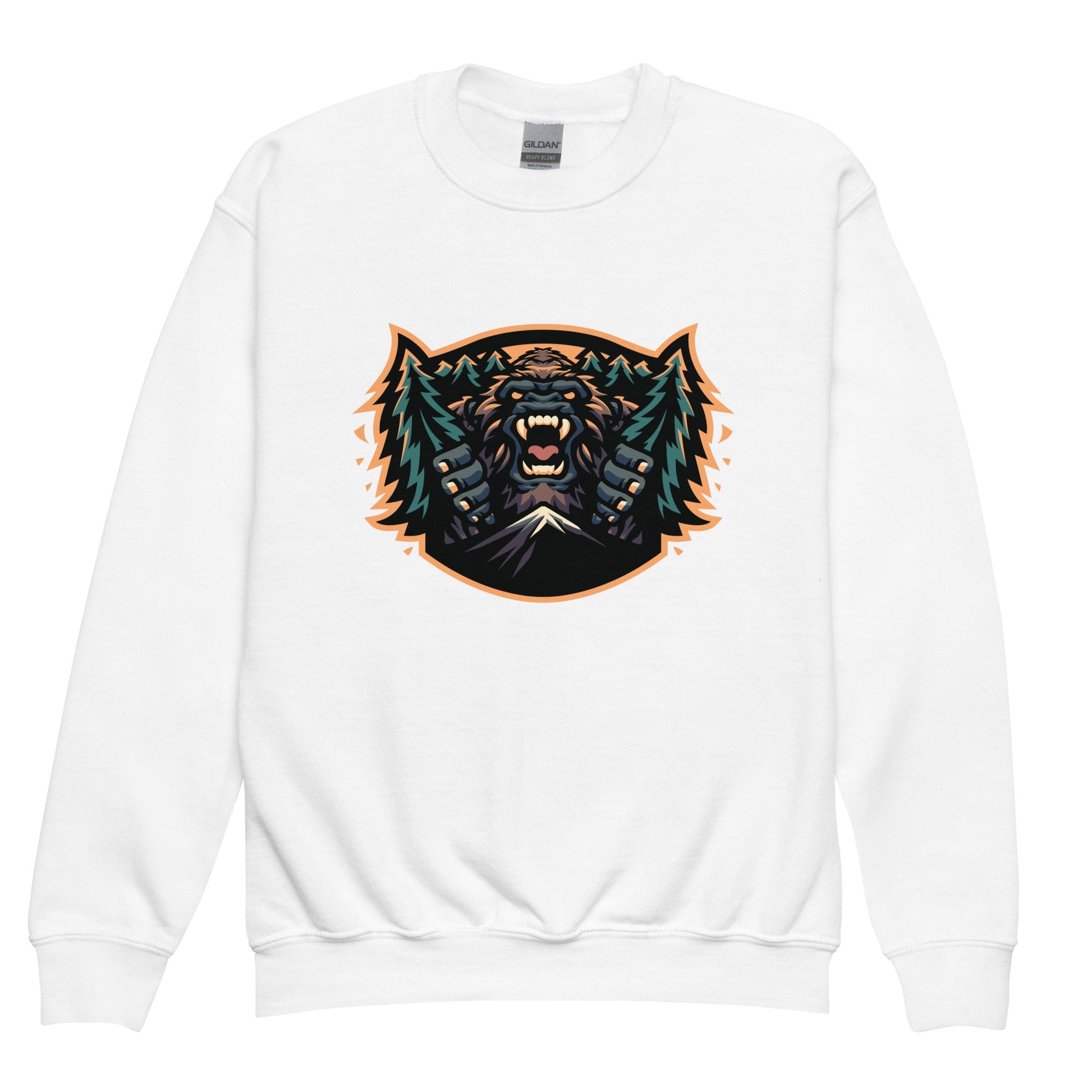 Classic | Youth Sweatshirt | JBLM Bigfoot Hockey Team | Mascot Logo