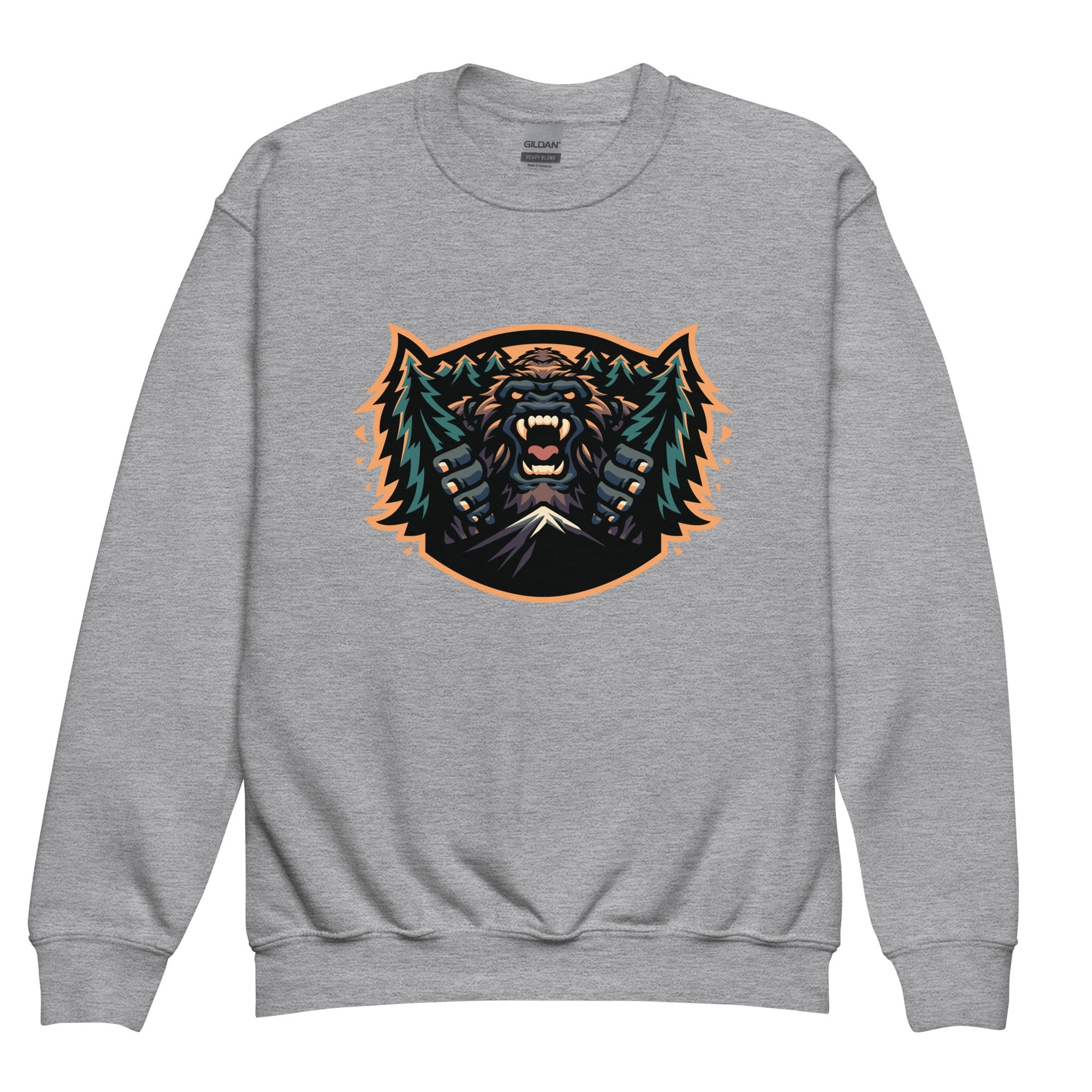 Classic | Youth Sweatshirt | JBLM Bigfoot Hockey Team | Mascot Logo