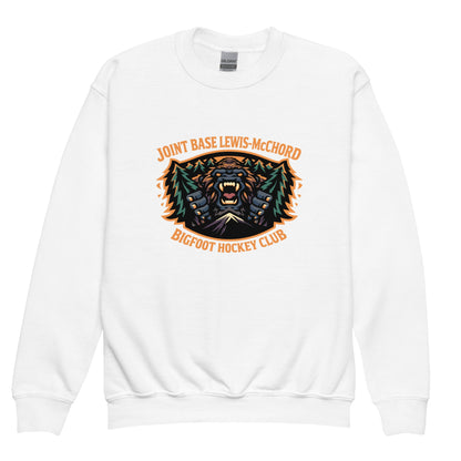 Classic | Youth Sweatshirt | JBLM Bigfoot Hockey Team | Mascot Logo