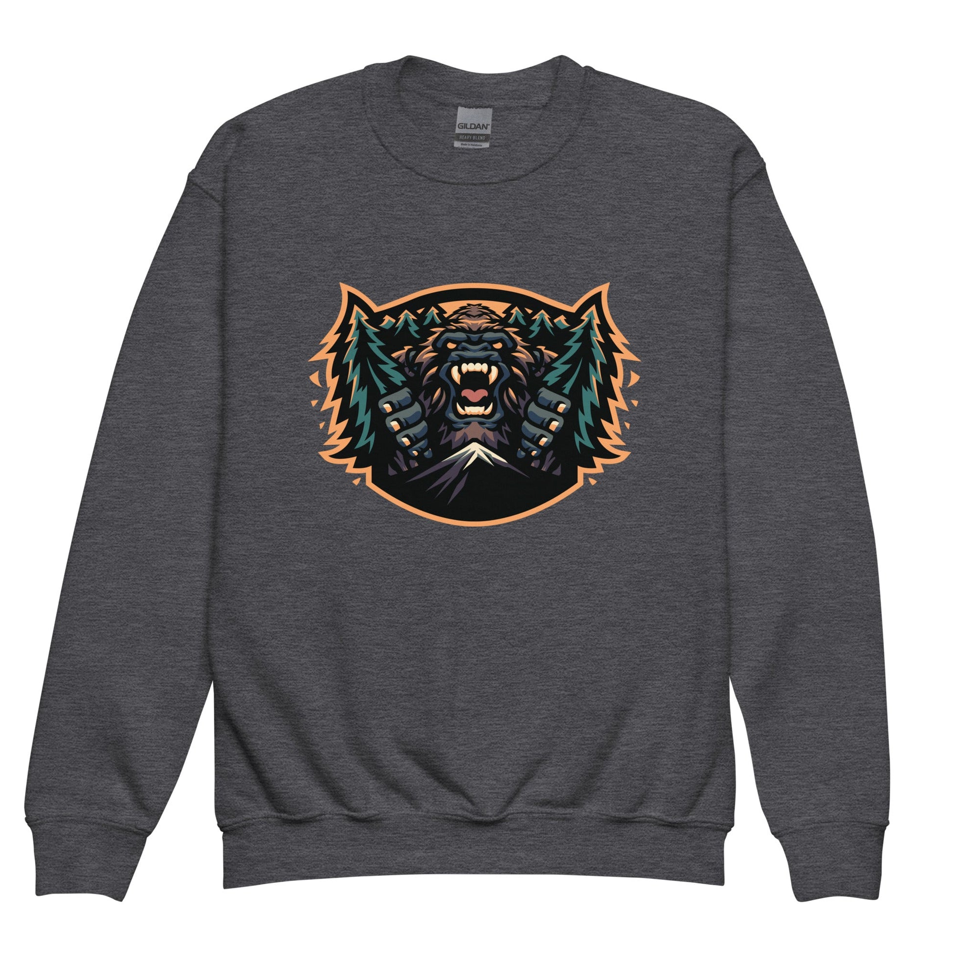 Classic | Youth Sweatshirt | JBLM Bigfoot Hockey Team | Mascot Logo