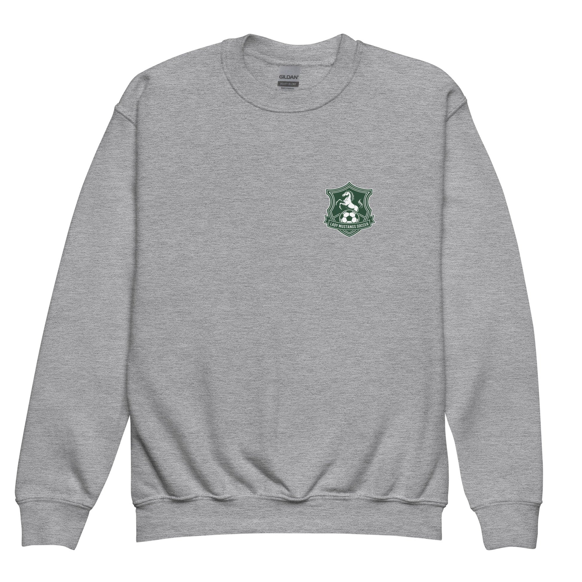 Classic | Youth Sweatshirt | JFK Memorial Lady Mustang Soccer | Pocket Logo