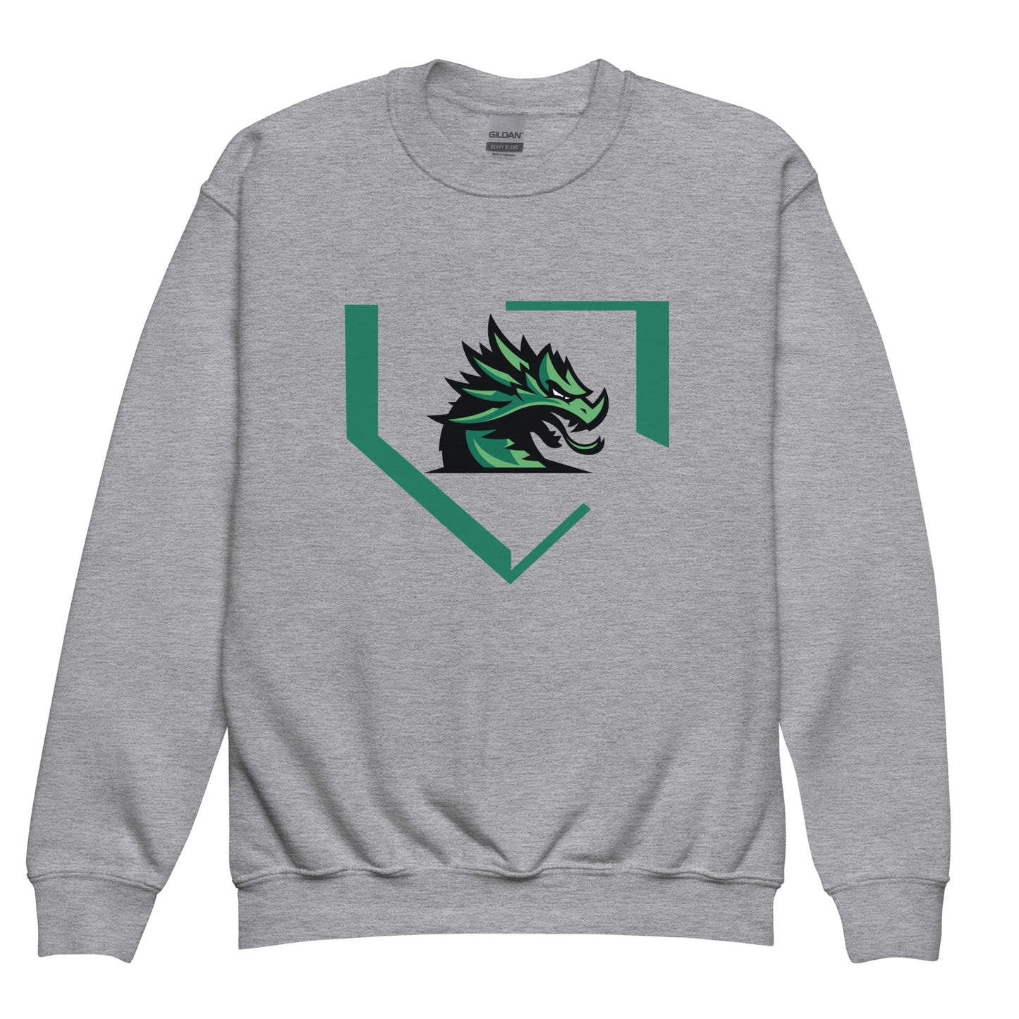 Classic | Youth Sweatshirt | John Cooper Baseball | Dragon Home Logo
