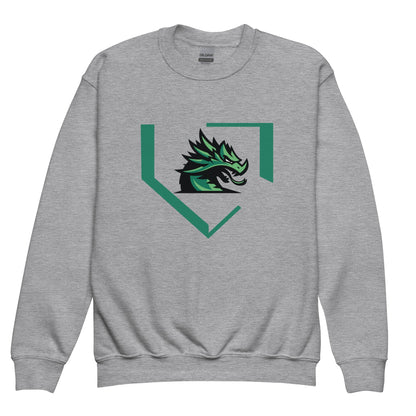 Classic | Youth Sweatshirt | John Cooper Baseball | Dragon Home Logo