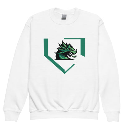 Classic | Youth Sweatshirt | John Cooper Baseball | Dragon Home Logo