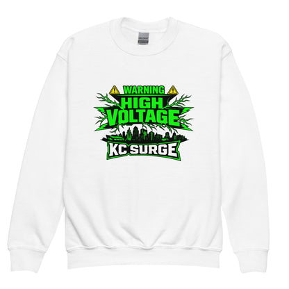 Classic | Youth Sweatshirt | Kansas City Surge | High Voltage Logo