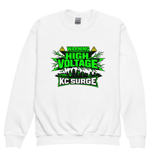 Classic | Youth Sweatshirt | Kansas City Surge | High Voltage Logo