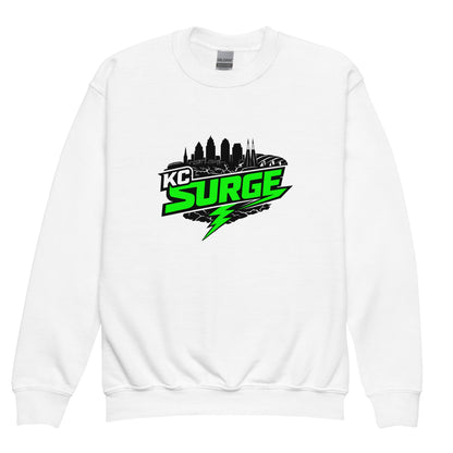 Classic | Youth Sweatshirt | Kansas City Surge | Neon Skyline Logo