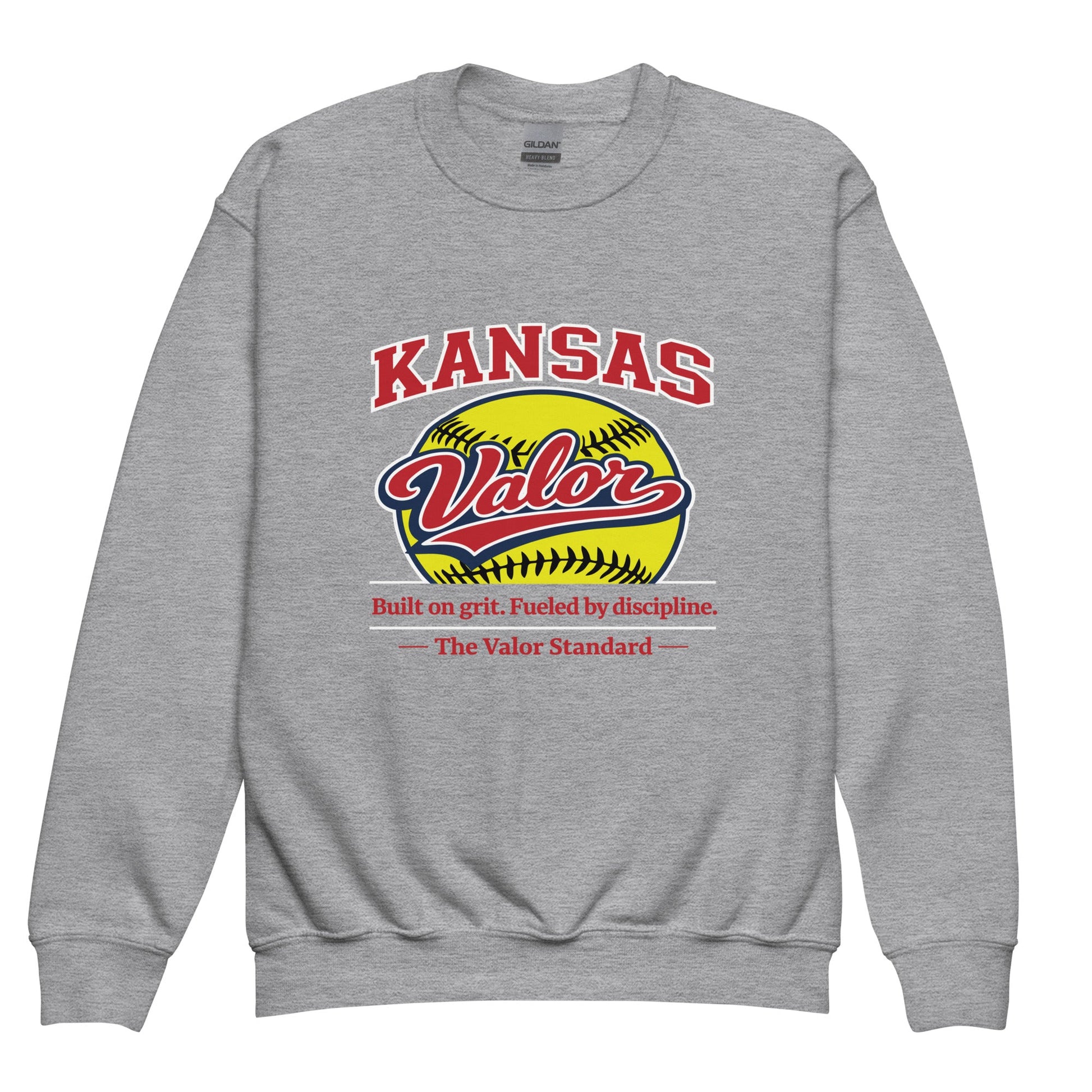 Classic | Youth Sweatshirt | Kansas Valor Fan Gear | The Standard Logo