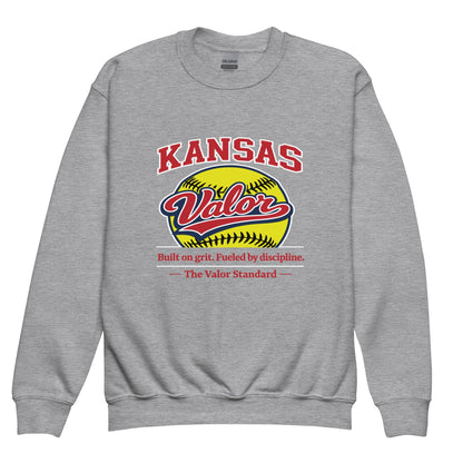 Classic | Youth Sweatshirt | Kansas Valor Fan Gear | The Standard Logo