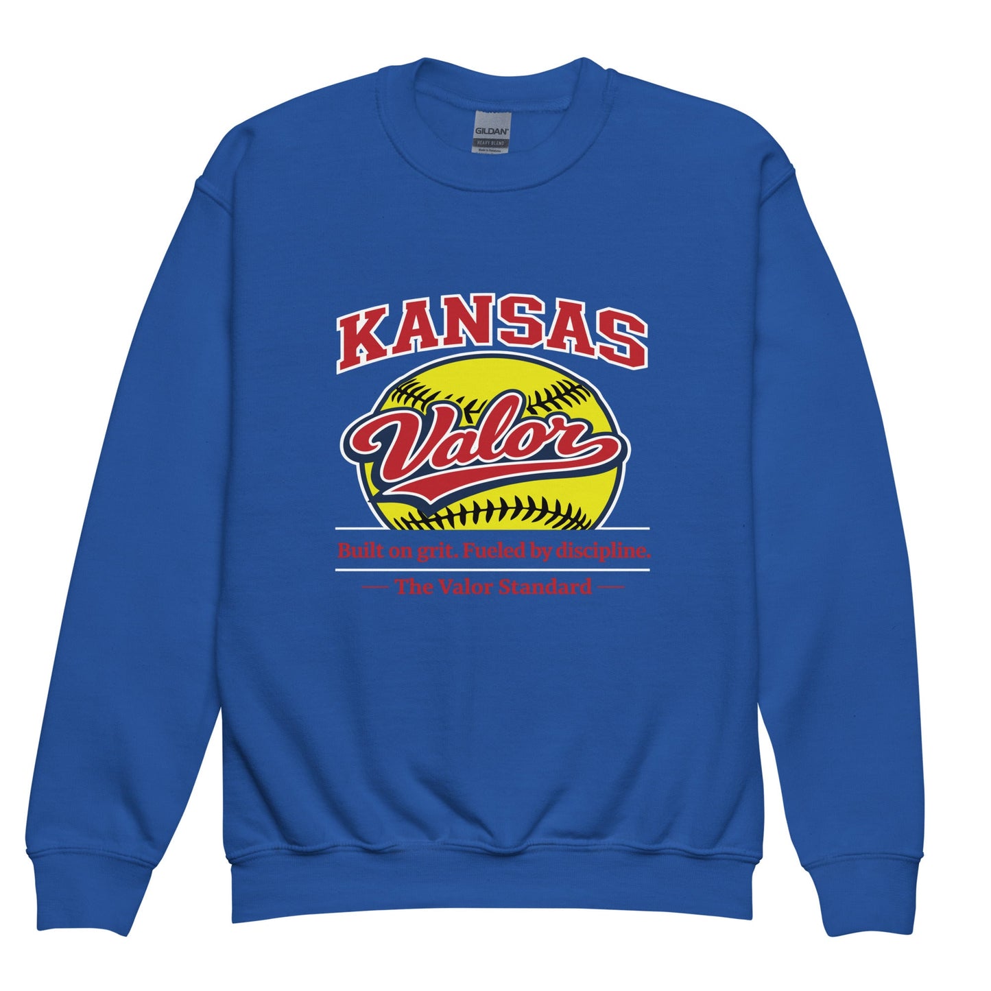Classic | Youth Sweatshirt | Kansas Valor Fan Gear | The Standard Logo