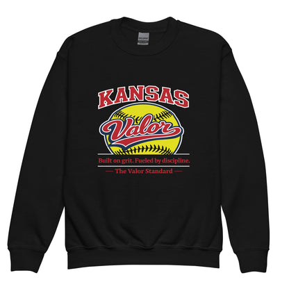 Classic | Youth Sweatshirt | Kansas Valor Fan Gear | The Standard Logo