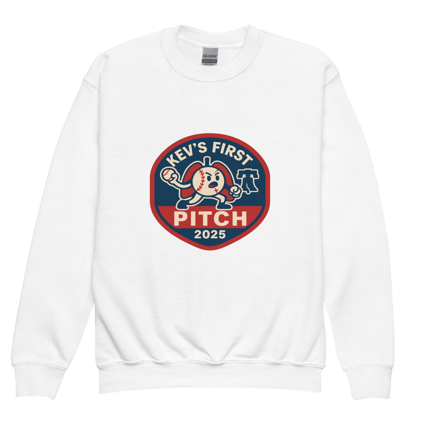 Classic | Youth Sweatshirt | Kev's First Pitch