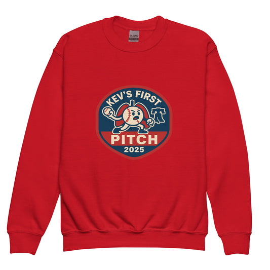 Classic | Youth Sweatshirt | Kev's First Pitch