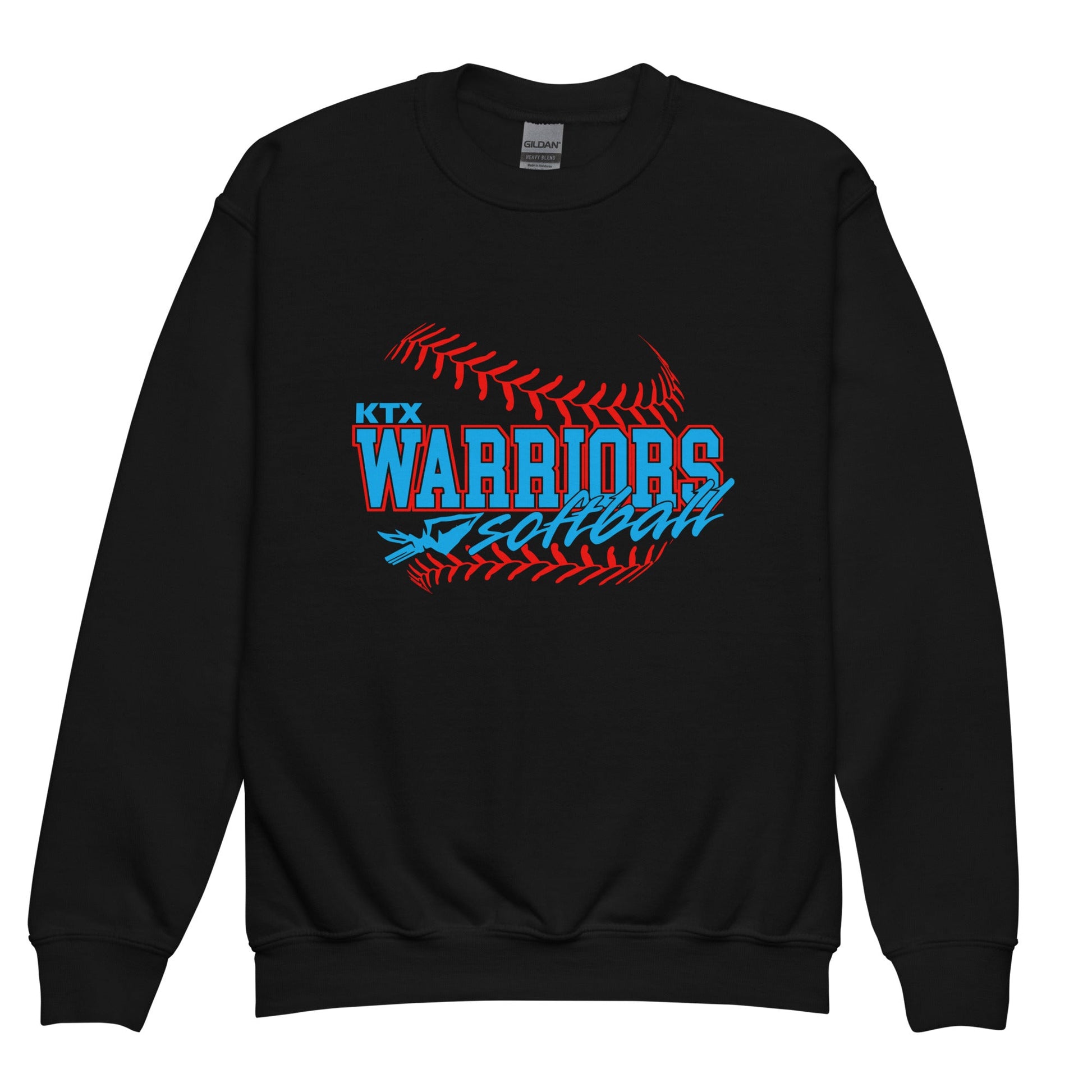 Classic | Youth Sweatshirt | KTX Warriors | Softball Logo
