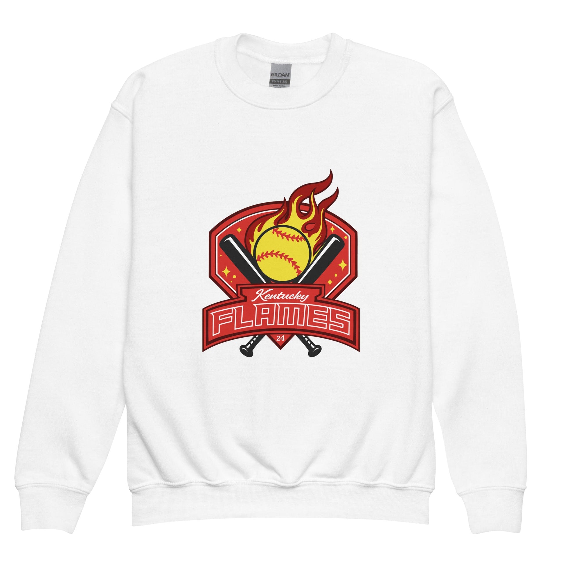 Classic | Youth Sweatshirt | KY Flames | Emblem Logo