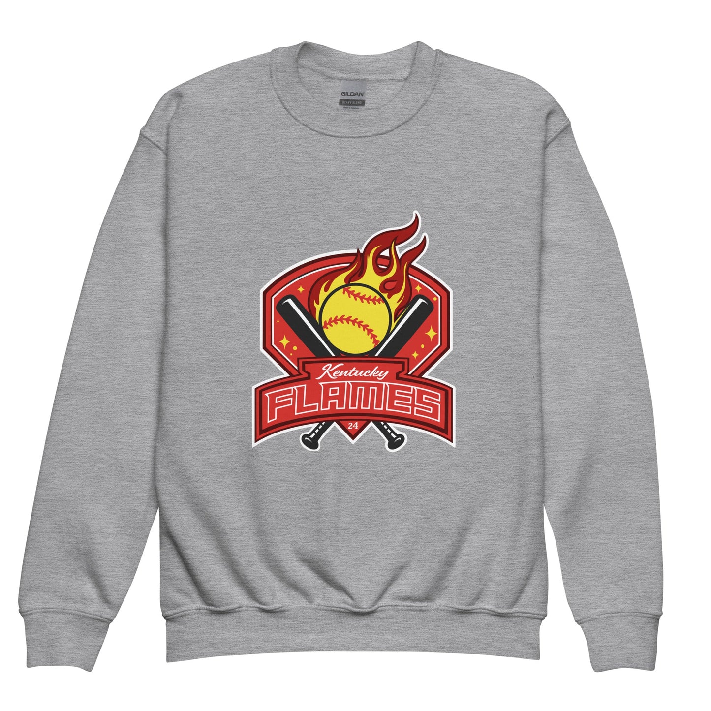 Classic | Youth Sweatshirt | KY Flames | Emblem Logo