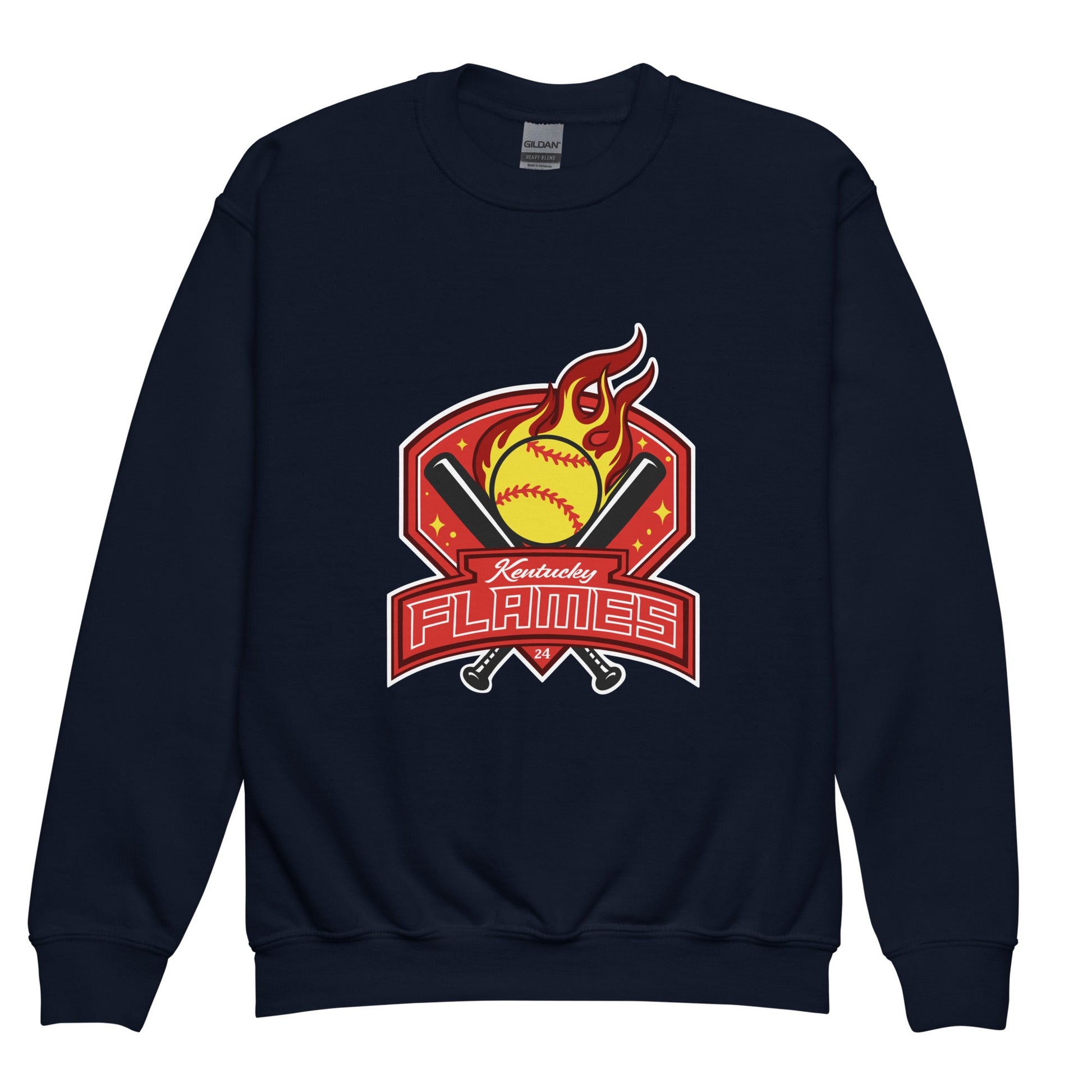 Classic | Youth Sweatshirt | KY Flames | Emblem Logo