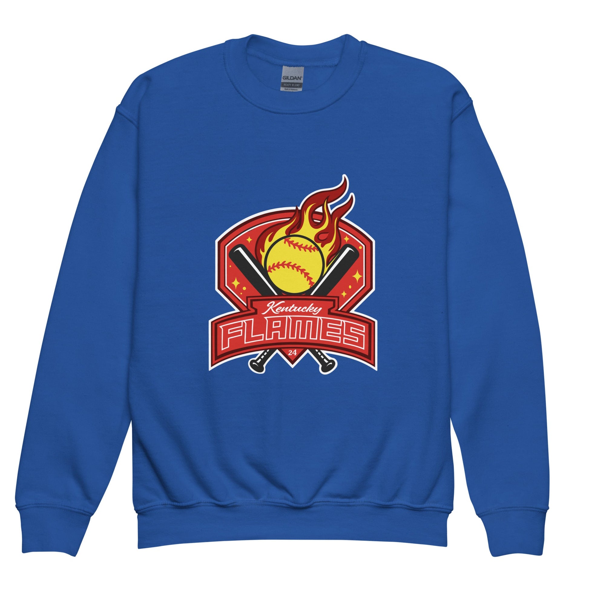 Classic | Youth Sweatshirt | KY Flames | Emblem Logo