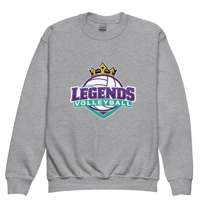 Classic | Youth Sweatshirt | Lady Legends Volleyball | Crown Logo
