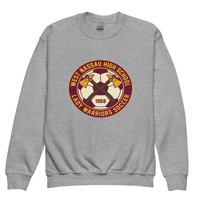 Classic | Youth Sweatshirt | Lady Warrior Soccer Booster Club | Lady Warriors Logo