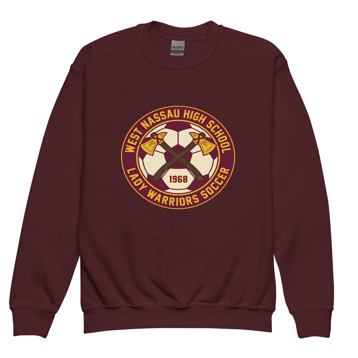 Classic | Youth Sweatshirt | Lady Warrior Soccer Booster Club | Lady Warriors Logo
