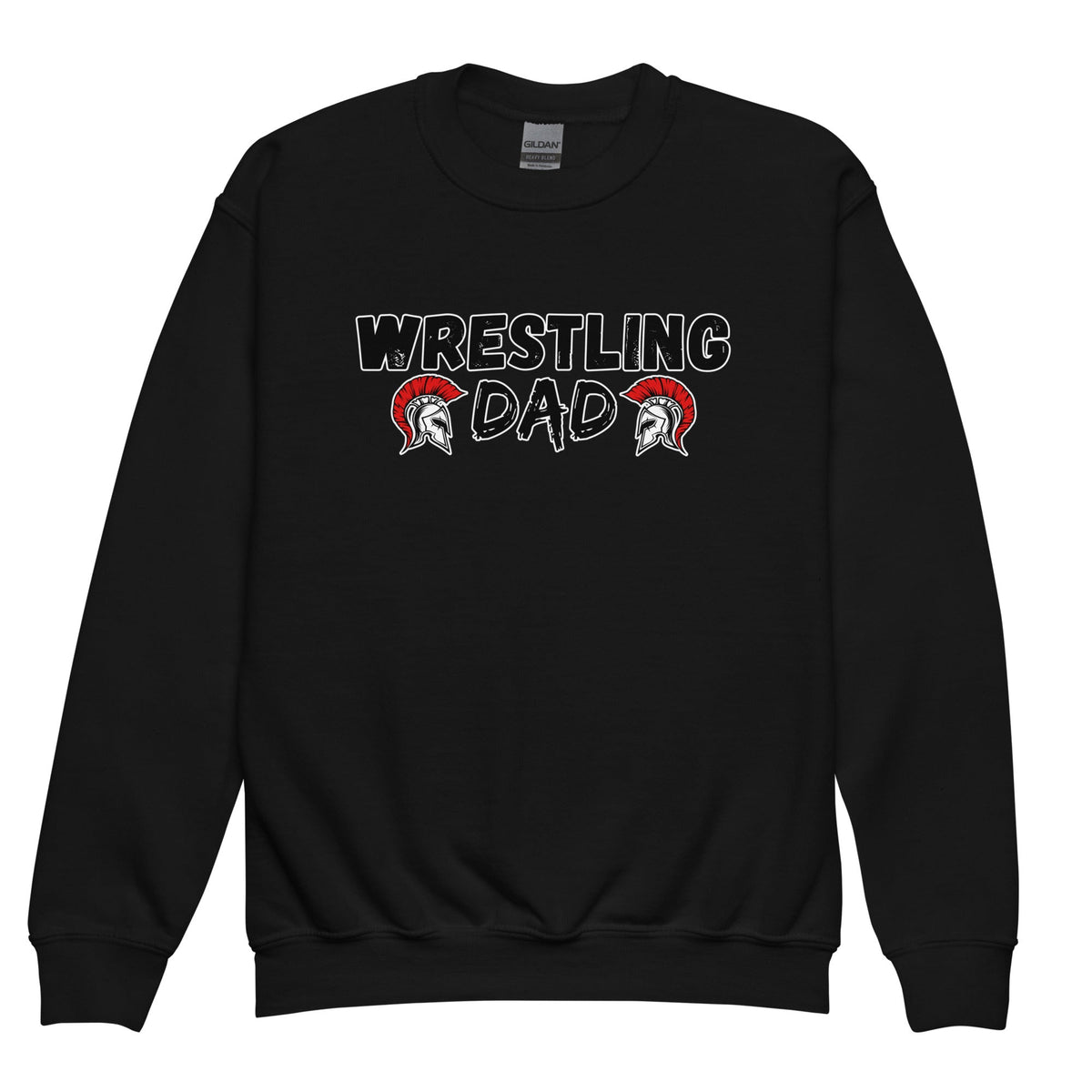 Classic | Youth Sweatshirt | Lafayette Warrior Youth Wrestling | Dad Emblem Logo