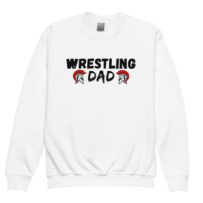 Classic | Youth Sweatshirt | Lafayette Warrior Youth Wrestling | Dad Emblem Logo