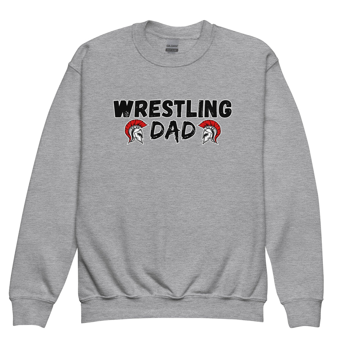 Classic | Youth Sweatshirt | Lafayette Warrior Youth Wrestling | Dad Emblem Logo
